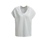 Smith&Soul - Crinkled V-neck Tshirt Blouse cream white - Gr. - XS