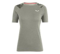 Salewa Damen Cristallo Warm Amr W T-srt. Shortsleeve Tee, Black Out, S EU