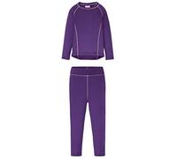 Crivit Mädchen Thermo Unterwäsche Lange Unterhose Langarm Oberteil Lila 86-92