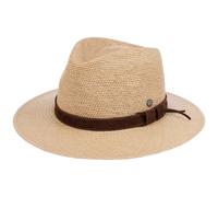 Crochet Crown Panamahut by Lierys beige S (55-56 cm)
