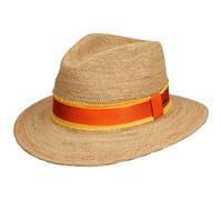 Crochet Raffia Traveller Strohhut by Stetson natur XL (60-61 cm)