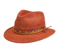Crochet Traveller Strohhut by Stetson rost L (58-59 cm)