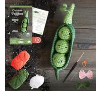 Crochet Your Veggies Amigurumi Kit Peapod: Everything You Need Is Included: 100%-Cotton Yarn, Crochet Hook, Stitch Marker, Tapestry Needle, Fiberfill, ... (Crochet Your Veggies Amigurumi Kits)