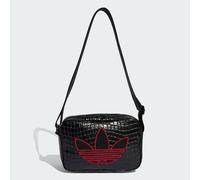 Sporttasche ADIDAS ORIGINALS "CROCO MINI AIRL", schwarz, Obermaterial: 100% Polyurethan, Taschen Sporttasche (78828142-0) schwarz