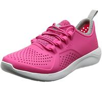 Crocs 206011 Unisex-Kinder Freizeit Turnschuhe und Sportbekleidung Unisex Kinder, Multicolor (Electric Pink/Weiß), 36 EU