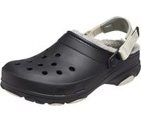 crocs All Terrain Lined Clog Sandalen, Unisex Erwachsene, Schwarz und silberfarben, 46/47 EU
