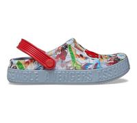 Crocs AVENGERS OFF COURT CLOG K Kinderslipper, grau, größe 34/35 J3