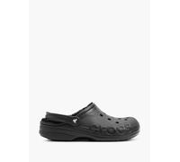 Crocs Unisex-Erwachsene Baya gefütterter Clog | Flauschige Hausschuhe, schwarz/schwarz, 46 -47 EU