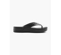 Crocs Baya Platform Flip Zehentrenner Schwarz, Damen, Größe: 36/37