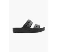 Crocs Baya Platform Slides Schwarz, Damen, Größe: 39/40