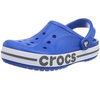 Crocs Bayaband Clogs für Damen und Herren mit Fersenriemen für sicheren Halt 36-37 EU Bright Cobalt/Slate Grey