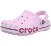 Crocs Bayaband Clogs für Damen und Herren mit Fersenriemen für sicheren Halt 42-43 EU Ballerina Pink/Candy Pink