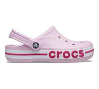 Crocs Bayaband Clogs für Damen und Herren mit Fersenriemen für sicheren Halt 42-43 EU Ballerina Pink/Candy Pink