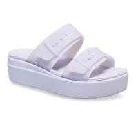 Crocs Brooklyn Buckle Low Wedge Damen Sandalen Lila Mond EU 37 / UK 4