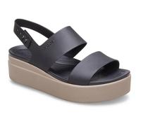 Crocs Herren Brooklyn Low Wedge Sandalen, Black/Mushroom, 36/37 EU