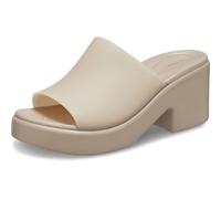 Crocs Brooklyn Slide Heel Sandalen für Damen, Taupe, 11