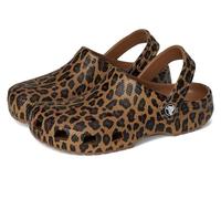 Crocs Clogs Classic Graphic Clog Damen Braun Größe 38-39
