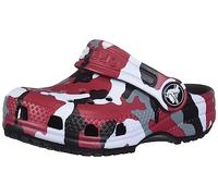 Crocs Classic Camo Clogs Holzschuh, schwarz/rot, 29 EU
