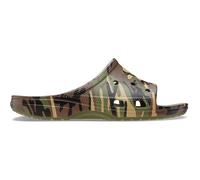 Crocs Herren-Sandalen Saturday Camouflage Slide M Militärgrün mehrfarbig Größe 39