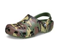 Crocs Hausschuhe Unisex Classic Camouflage Clog Agmt Grün 38-39