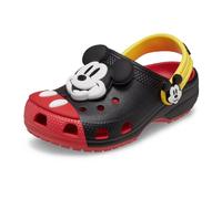 Clog CROCS "Mickey Mouse Classic Clog K", Mädchen, Gr. 38, multifarben, Croslite™, Schuhe Clog, Sommerschuh, Hausschuh, Strandschuh mit schwenkbarem Fersenriemen (47555321-38) multifarben