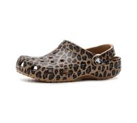 Crocs Unisex Kids Classic Clog, Sepia Leopard, 4 UK Child