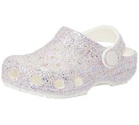 Crocs Kinder Sandale Classic Fantasy Glitter Clog K 212561-100 33-34 White