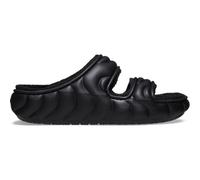 Crocs CLASSIC COZZZY OVERPUFF Sandalen für Damen und Herren, schwarz, größe 37/38 M5W7