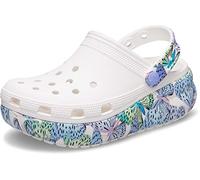 Crocs Classic Crush Butterfly Sandal 208258-94S, Womens Slides, White, 41/42 EU