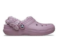 Hausschuh CROCS "Classic Fleece Lined Clog", Herren, Gr. 42, rosa (dusty lila), Croslite™, Schuhe Hausschuh, Clog mit Warmfutter (20539850-42) dusty lila