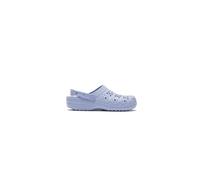 Clog CROCS "Classic Floral Cut Out Clog", Damen, Gr. 38, hellblau, blau haze, Croslite™, geblümt, Schuhe Clog, Sandale, Sommerschuh, Loafer mit Lüftungsöffnungen in Blütenstruktur (26586421-38) hellbl