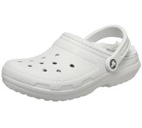 Crocs Sandale Classic Lined Clog (mit Innenfutter) beige/weiss - 1 Paar, Größe Euro (US) 45-46