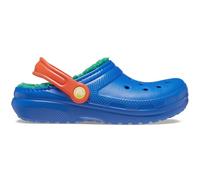 Crocs - Classic Lined Clog Kids - Kinder Pantoffel mit Futter - Blau (Blue Bo..., Gr. 30-31 EU / 13 US C