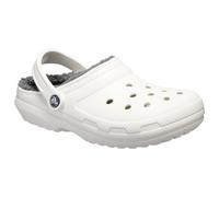 Crocs - Classic Lined Clog - Sandalen, Gr. 37-38 US M5 / W7, weiß (White/Grey)