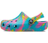 Crocs Classic Marbled Clog T Holzschuh, Digital Aqua/Multi, 20/21