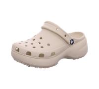 CROCS Classic Platform Clog W für Damen, beige, Größe 40 EU