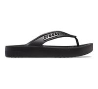 Crocs - Zehensandalen Classic Platform Flip W - Schwarz - Größe 38 - 39