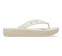 Crocs CLASSIC PLATFORM FLIP W Damen Flip Flops, beige, größe 38/39 W8