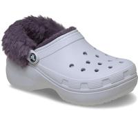 Crocs Classic Platform Fuzz Lined Clog 37-38 EU Frosted Grape