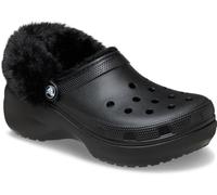 Crocs Classic Platform Fuzz Lined Clog 42-43 EU Black