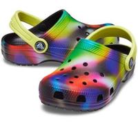 Crocs Classic Solarized Clog Toddler Schwarz gemustert US C6 (EU 22-23) Kinder