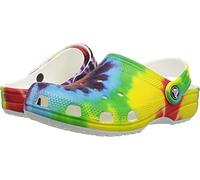 Crocs Classic Tie-Dye Graphic K Clog, Mehrfarbig (Roomy fit), 38/39 EU