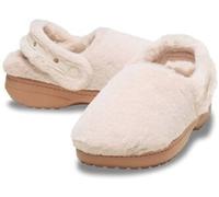 Clog CROCS "Classic Unfurgettable Clog", Damen, Gr. 36, quartz, Croslite™, Textil, Fellimitat, Schuhe, Hausschuh, Freizeitschuh mit schwenkbarem Fersenriemen (84302433-36) quartz