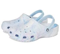 Crocs Classic Watercolor Marbled Holzschuhe EU 45-46 Oxygen Swirl