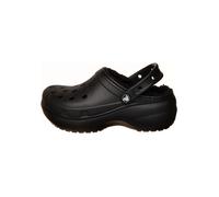 Crocs Clogs "Baya Platform Lined" in Schwarz - Größe 37/38 | Damen Pantoletten