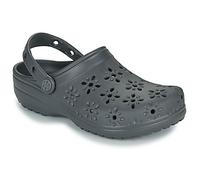 Crocs Clogs Classic Floral Cut Out Clog in Schwarz 39 / 40