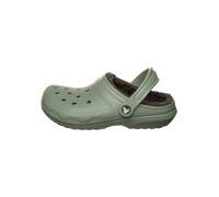 Crocs Unisex Clog Classic Lined – mit Futter – Moosgrün (Moss/Multi) – Gr. 41-42 (M8/W10)