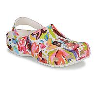 Crocs Clogs Classic Painted Floral Clog in Multicolor 36 / 37