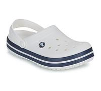 Clog CROCS "Crocband", Herren, Gr. 42, blau (weiß, navy), sportlich, Schuhe, Sommerschuh, Gartenschuh, Poolslides, mit farbiger Laufsohle (38061764-42) weiß, navy
