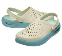 Crocs Sandale InMotion Clog (superweich, leicht, hoher Tragekomfort) beige/blau - 1 Paar, Größe Euro (US) 41-42
